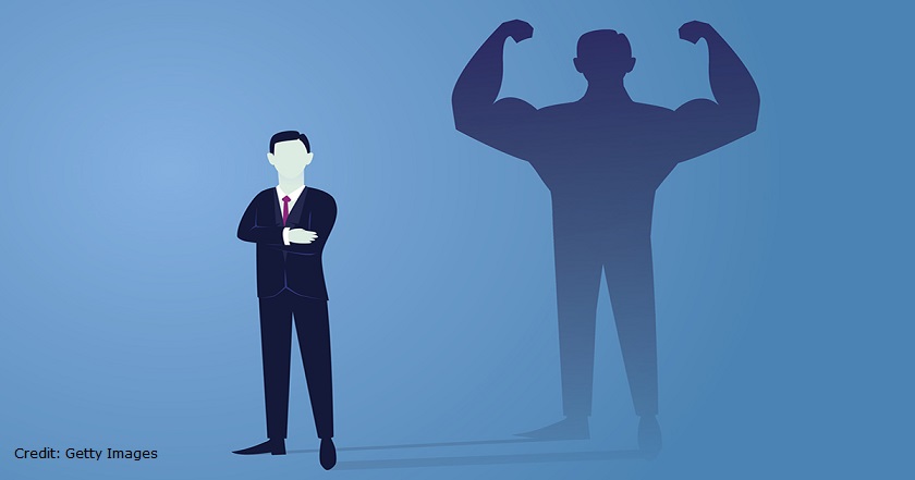 Business Power Concept. Strong Businessman